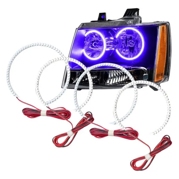 Oracle LED Headlight Halo Kit Chevy Avalanche (2007-2014) Multicolored