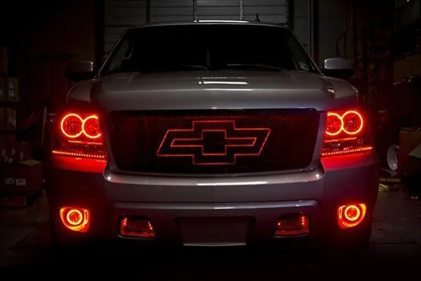 Oracle LED Headlight Halo Kit Chevy Avalanche (2007-2014) Multicolored