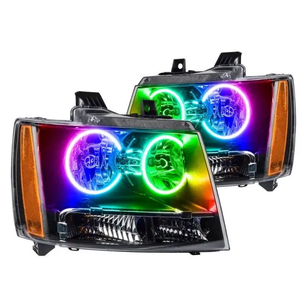 Oracle LED Headlight Halo Kit Chevy Avalanche (2007-2014) Multicolored