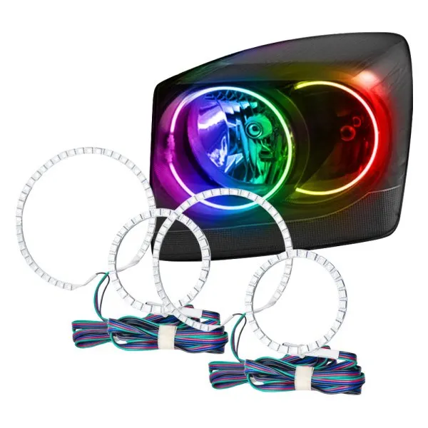 Oracle LED Headlight Halo Kit Dodge Dakota (2005-2007) Multicolored