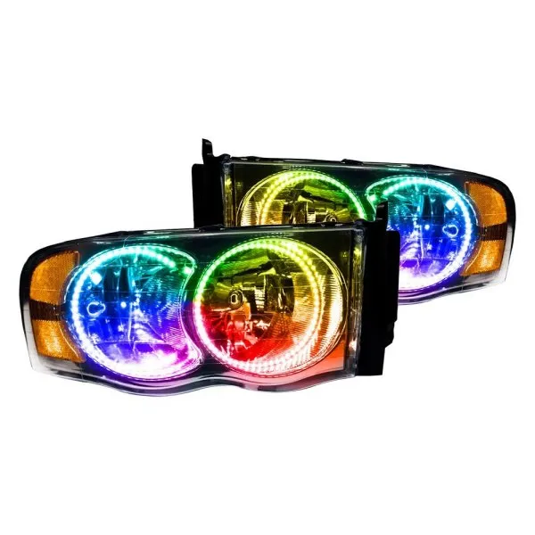 Oracle LED Headlight Halo Kit Dodge Ram (2002-2005) Multicolored