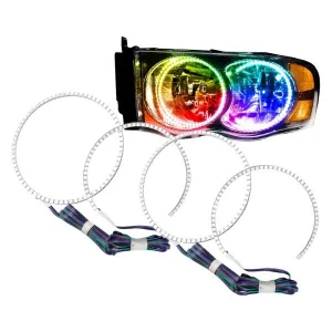 Oracle LED Headlight Halo Kit Dodge Ram (2002-2005) Multicolored