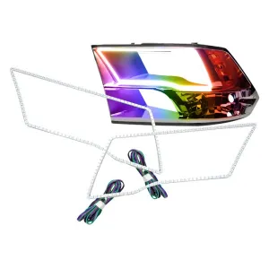 Oracle LED Headlight Halo Kit Dodge Ram Sport Quad Cab (2009-2018) Multicolored