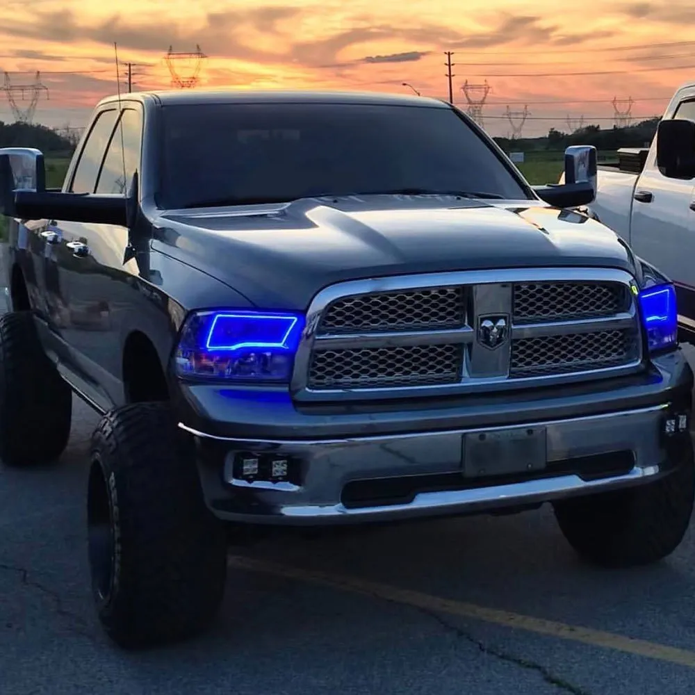 Oracle LED Headlight Halo Kit Dodge Ram Sport Quad Cab (2009-2018) Multicolored
