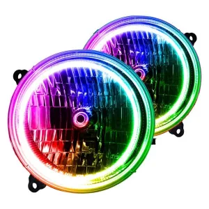 Oracle LED Headlight Halo Kit Jeep Liberty (2002-2004) Multicolored