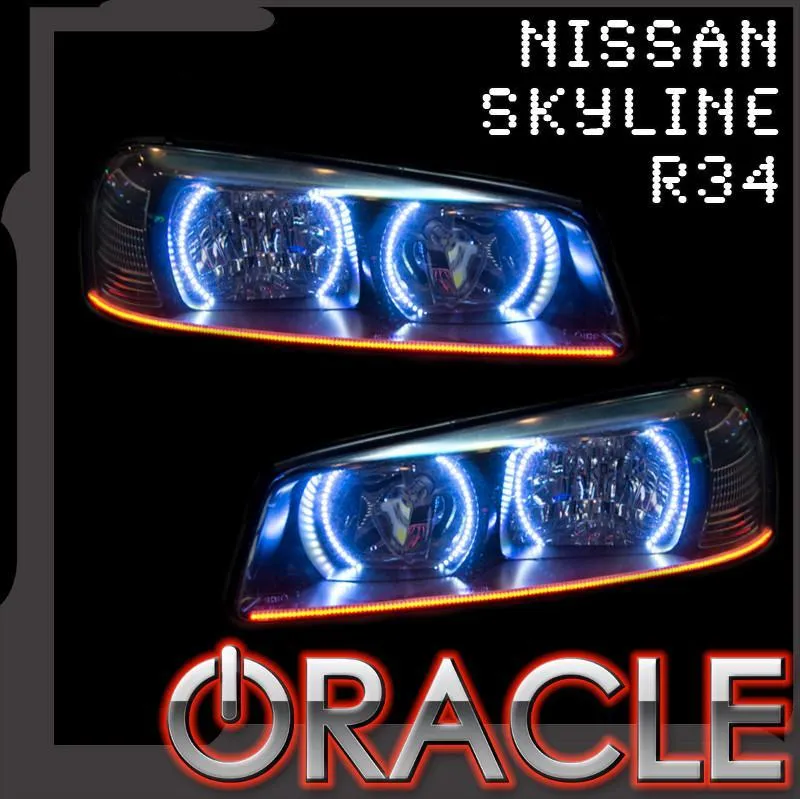 Oracle LED Headlight Halo Kit Nissan Skyline (1998-2001) Multicolored