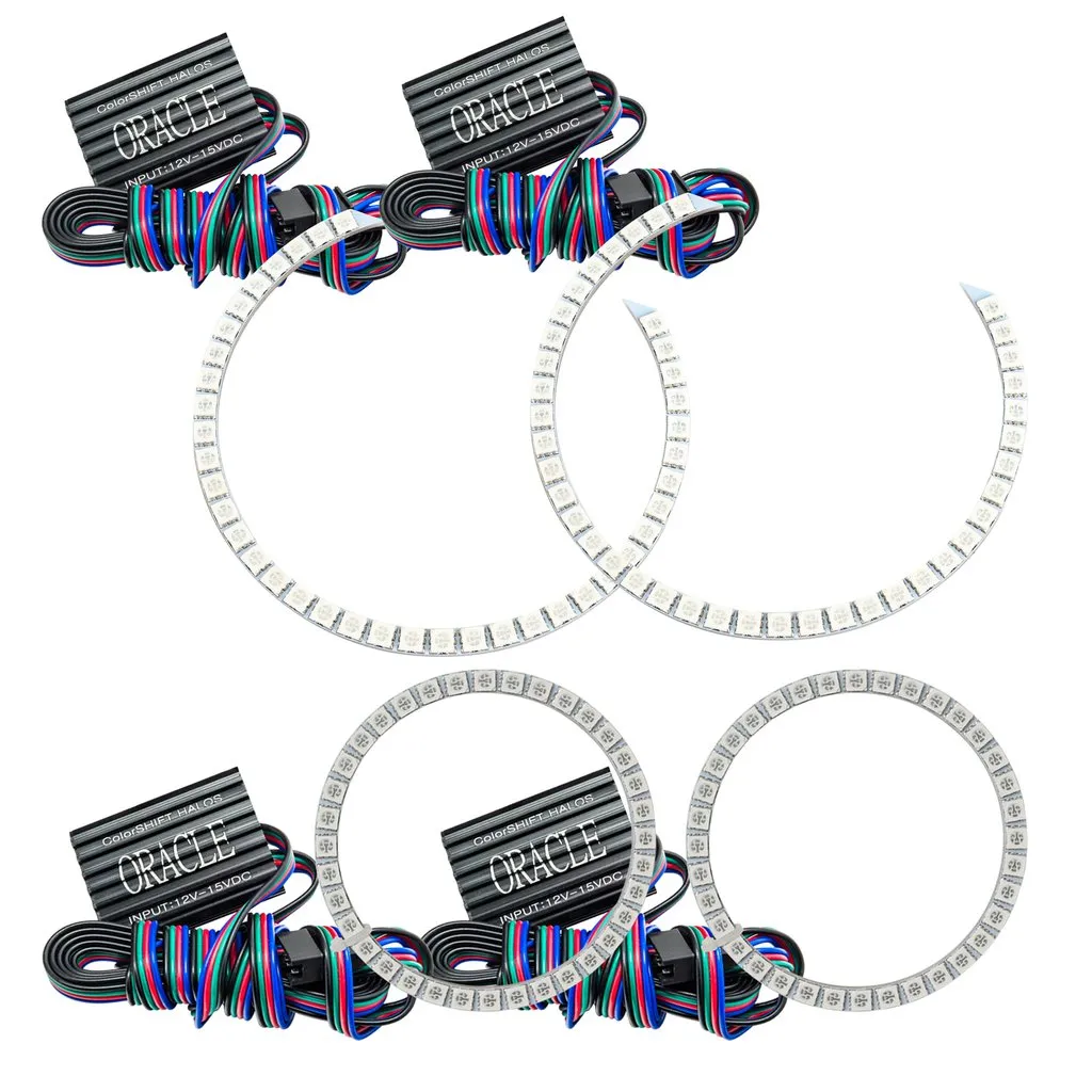 Oracle LED Headlight Halo Kit Nissan Titan (2008-2015) Multicolored