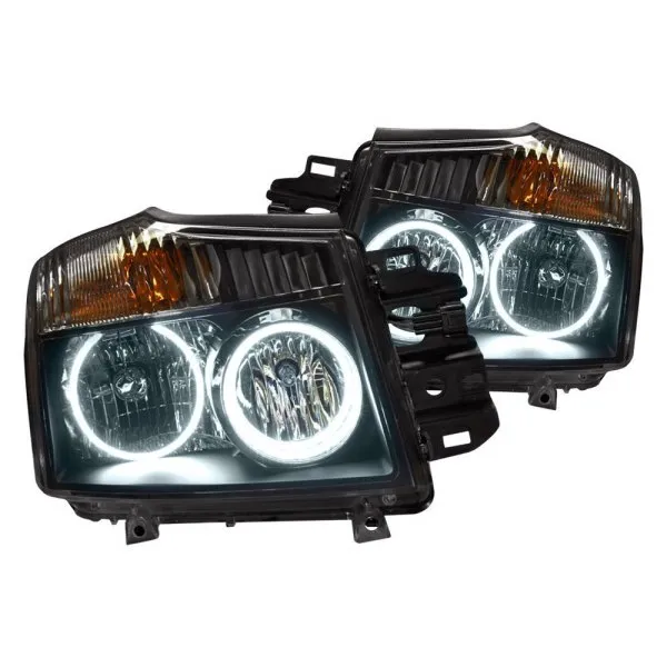 Oracle LED Headlight Halo Kit Nissan Titan (2008-2015) Multicolored