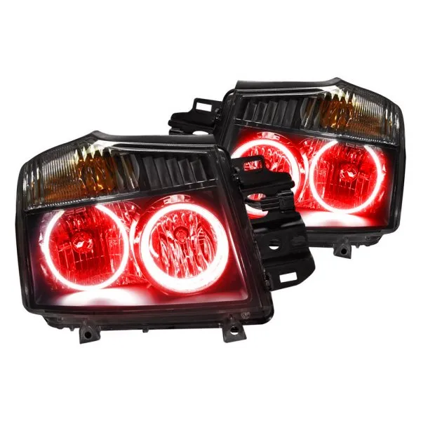 Oracle LED Headlight Halo Kit Nissan Titan (2008-2015) Multicolored