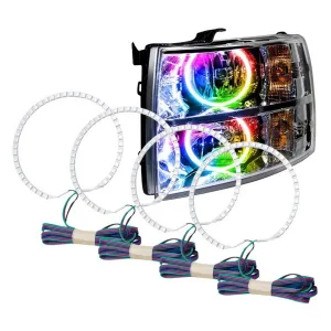Oracle LED Headlight Halo Rings Chevy Silverado (2007-2013) Multicolored