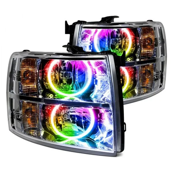 Oracle LED Headlight Halo Rings Chevy Silverado (2007-2013) Multicolored