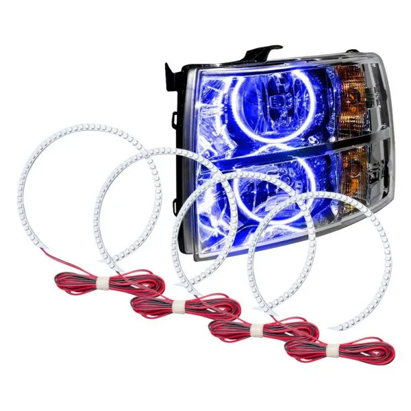 Oracle LED Headlight Halo Rings Chevy Silverado (2007-2013) Multicolored