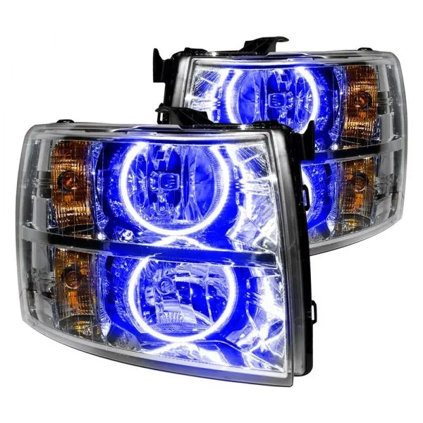 Oracle LED Headlight Halo Rings Chevy Silverado (2007-2013) Multicolored