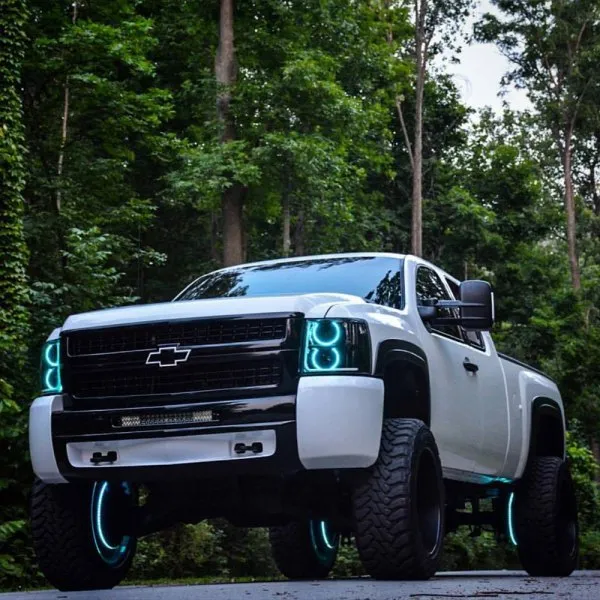 Oracle LED Headlight Halo Rings Chevy Silverado (2007-2013) Multicolored