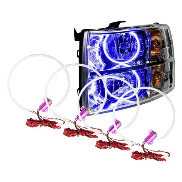 Oracle LED Headlight Halo Rings Chevy Silverado (2007-2013) Multicolored