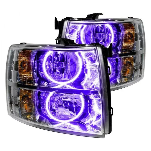Oracle LED Headlight Halo Rings Chevy Silverado (2007-2013) Multicolored