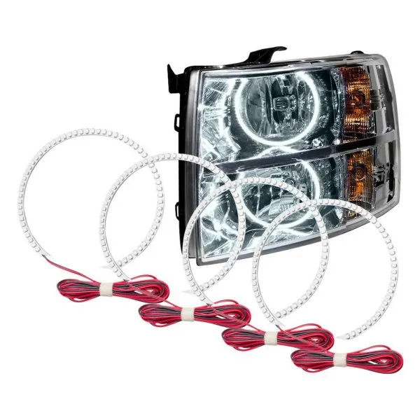 Oracle LED Headlight Halo Rings Chevy Silverado (2007-2013) Multicolored