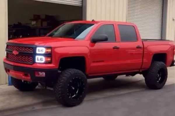 Oracle LED Headlight Halo Rings Chevy Silverado (2014-2015) RGB ColorShift