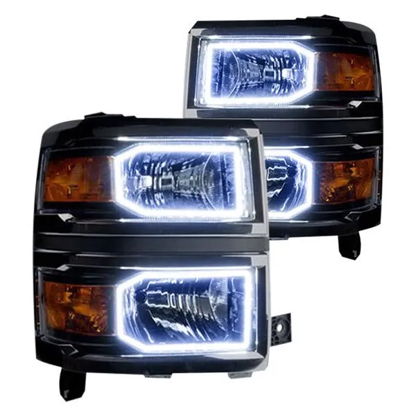 Oracle LED Headlight Halo Rings Chevy Silverado (2014-2015) RGB ColorShift