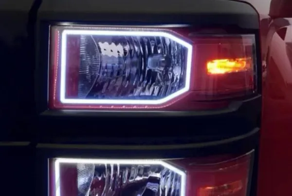 Oracle LED Headlight Halo Rings Chevy Silverado (2014-2015) RGB ColorShift