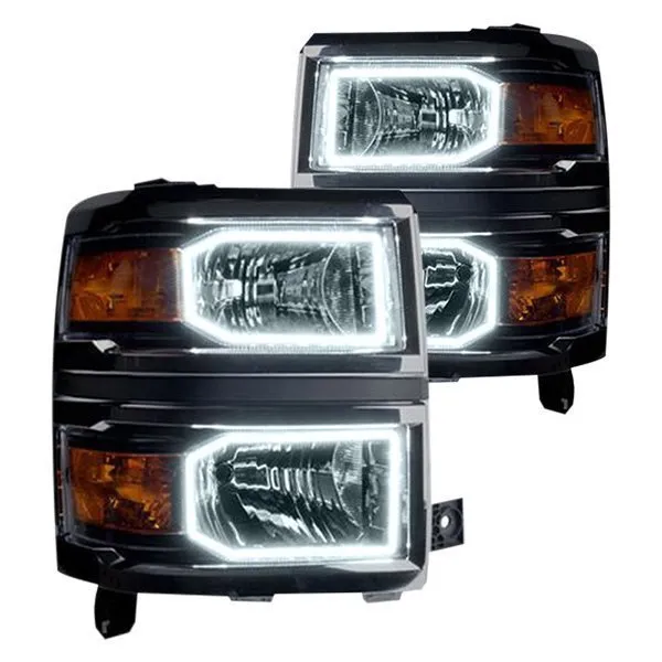 Oracle LED Headlight Halo Rings Chevy Silverado (2014-2015) RGB ColorShift