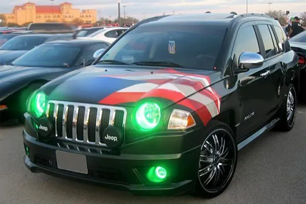 Oracle LED Headlight Halo Rings Jeep Patriot (2007-2017) Multicolored RGB