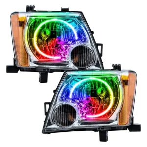 Oracle LED Headlight Halo Rings Kit Nissan Xterra (2005-2014) Multicolored RGB