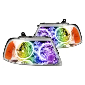 Oracle LED Headlight Halo Rings Lincoln Navigator (2003-2006) Multicolored RGB