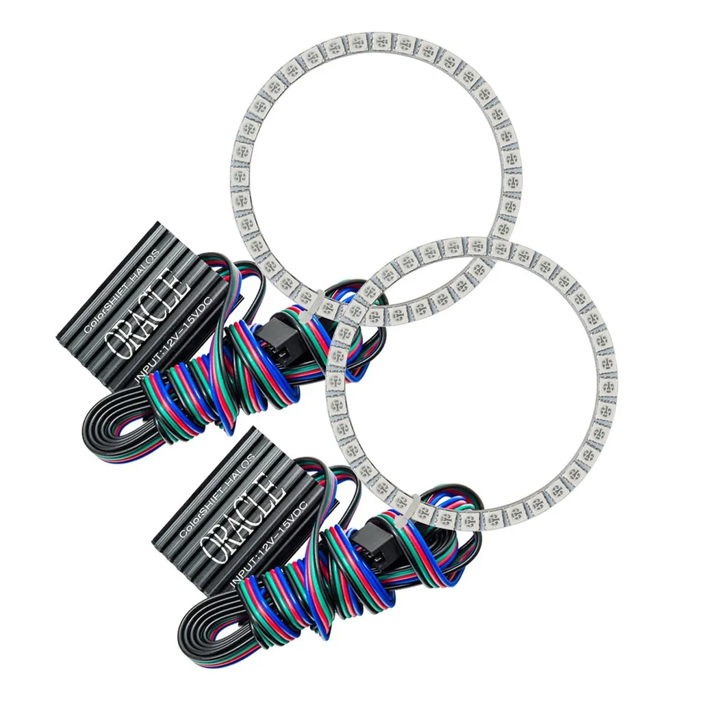 Oracle LED Headlight Halo Rings Ram 1500/2500 (2013-2018) Multicolored RGB LED