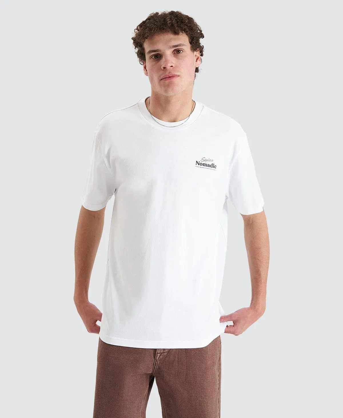 Panorama Relaxed Tee Optical White
