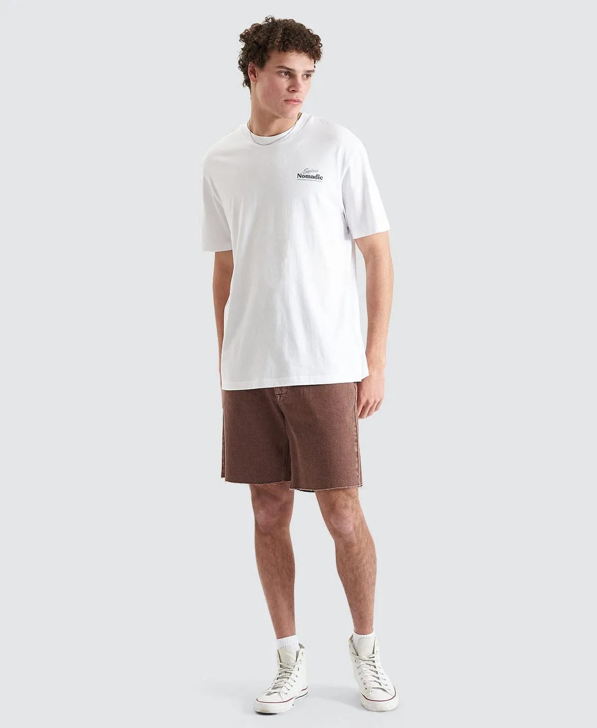 Panorama Relaxed Tee Optical White