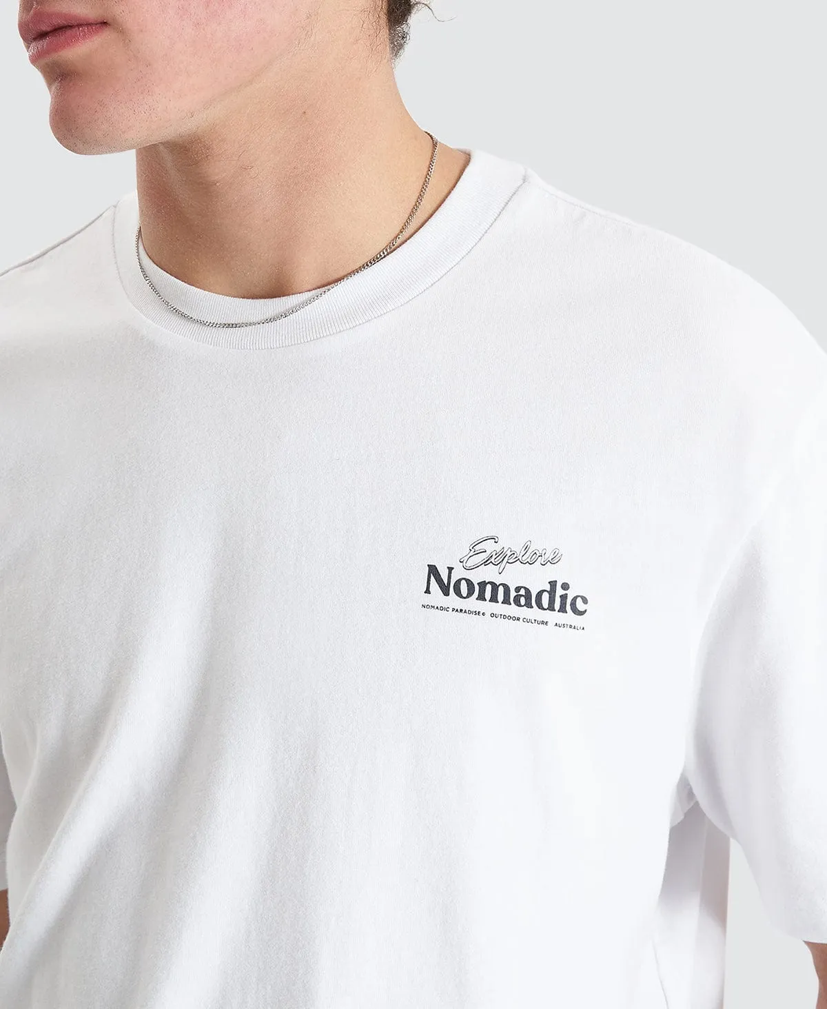 Panorama Relaxed Tee Optical White