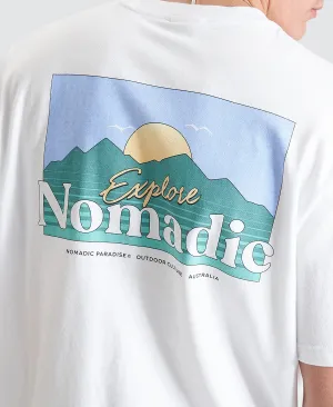 Panorama Relaxed Tee Optical White