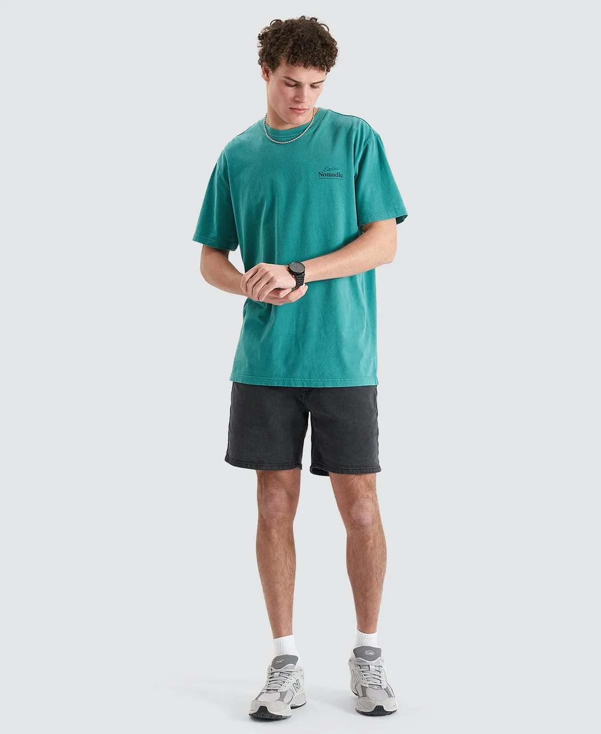 Panorama Relaxed Tee Pigment Deep Jungle