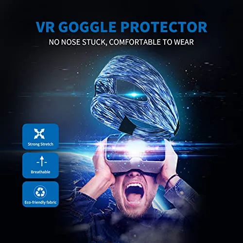 Quest VR Eye Mask Padded Cover for VR Workouts [3pcs]