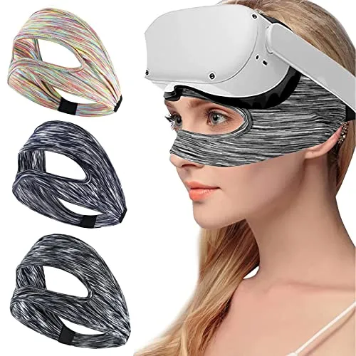 Quest VR Eye Mask Padded Cover for VR Workouts [3pcs]