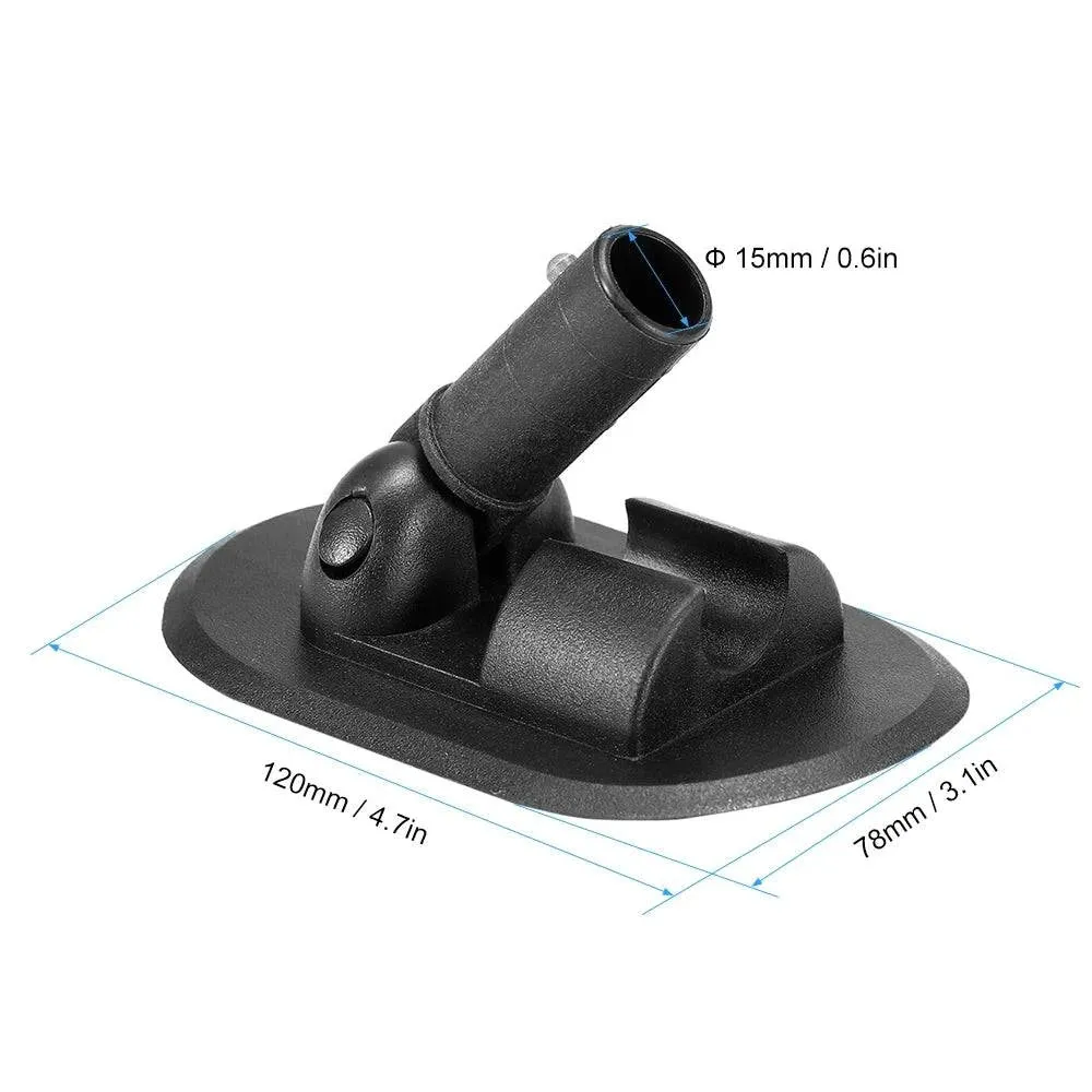 Rowing Boat Kayak Mount Base for Sun Shelter Awning 180 Degree Rotation Base Kayak Accessories Rain Canopy Inflatable Boat Canoe