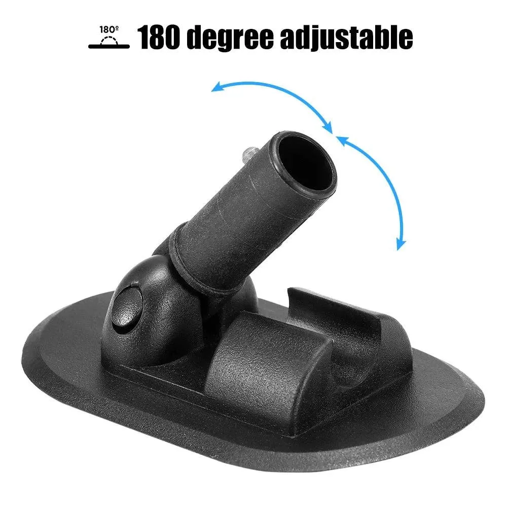 Rowing Boat Kayak Mount Base for Sun Shelter Awning 180 Degree Rotation Base Kayak Accessories Rain Canopy Inflatable Boat Canoe
