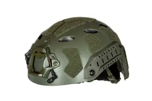 SHC X-Shield BJ Helmet - Olive