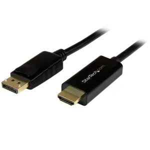 Startech.Com 3 M (10 Ft.) Displayport To Hdmi Adapter Cable - 4K 30Hz Dp To Hdmi Converter Cable - Computer Monitor Cabl