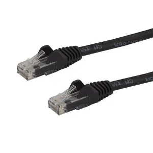 Startech.Com 7M Cat6 Ethernet Cable - Black Snagless Gigabit Cat 6 Wire - 100W Poe Rj45 Utp 650Mhz Category 6 Network Pa