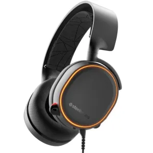 SteelSeries Arctis 5 RGB Gaming Headset Headphones Black