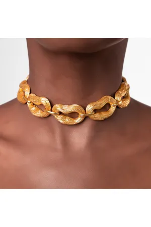 Sylvie Link Necklace - Gold Tone