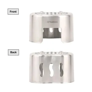 TOMSHOO Stainless Steel Wood Burner Canteen Cup Stand Camping Stove Cookware for Outdoor Survival Picnic Tourist Hiking Supplies