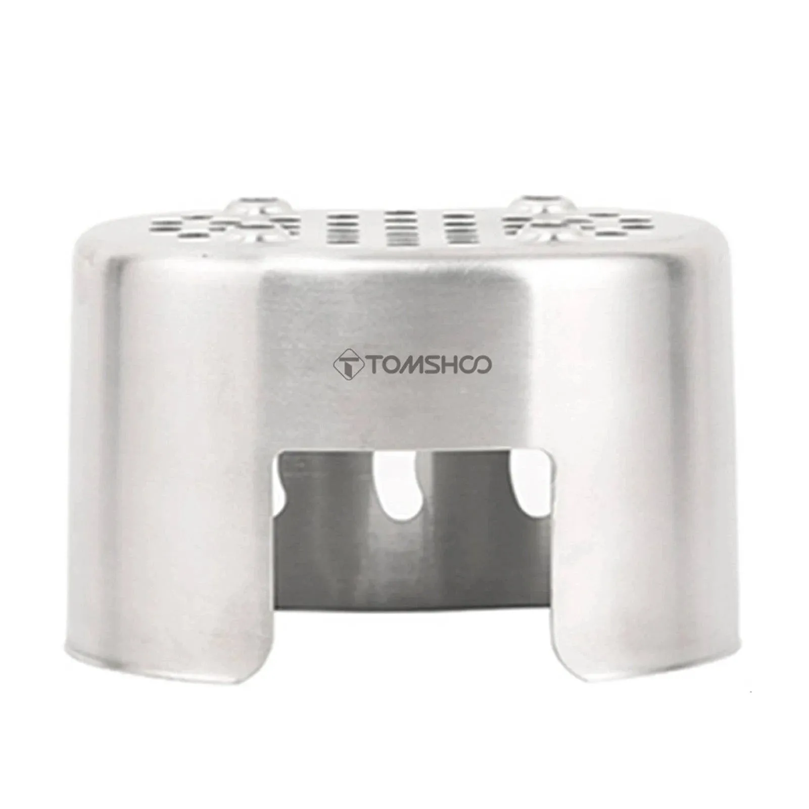 TOMSHOO Stainless Steel Wood Burner Canteen Cup Stand Camping Stove Cookware for Outdoor Survival Picnic Tourist Hiking Supplies