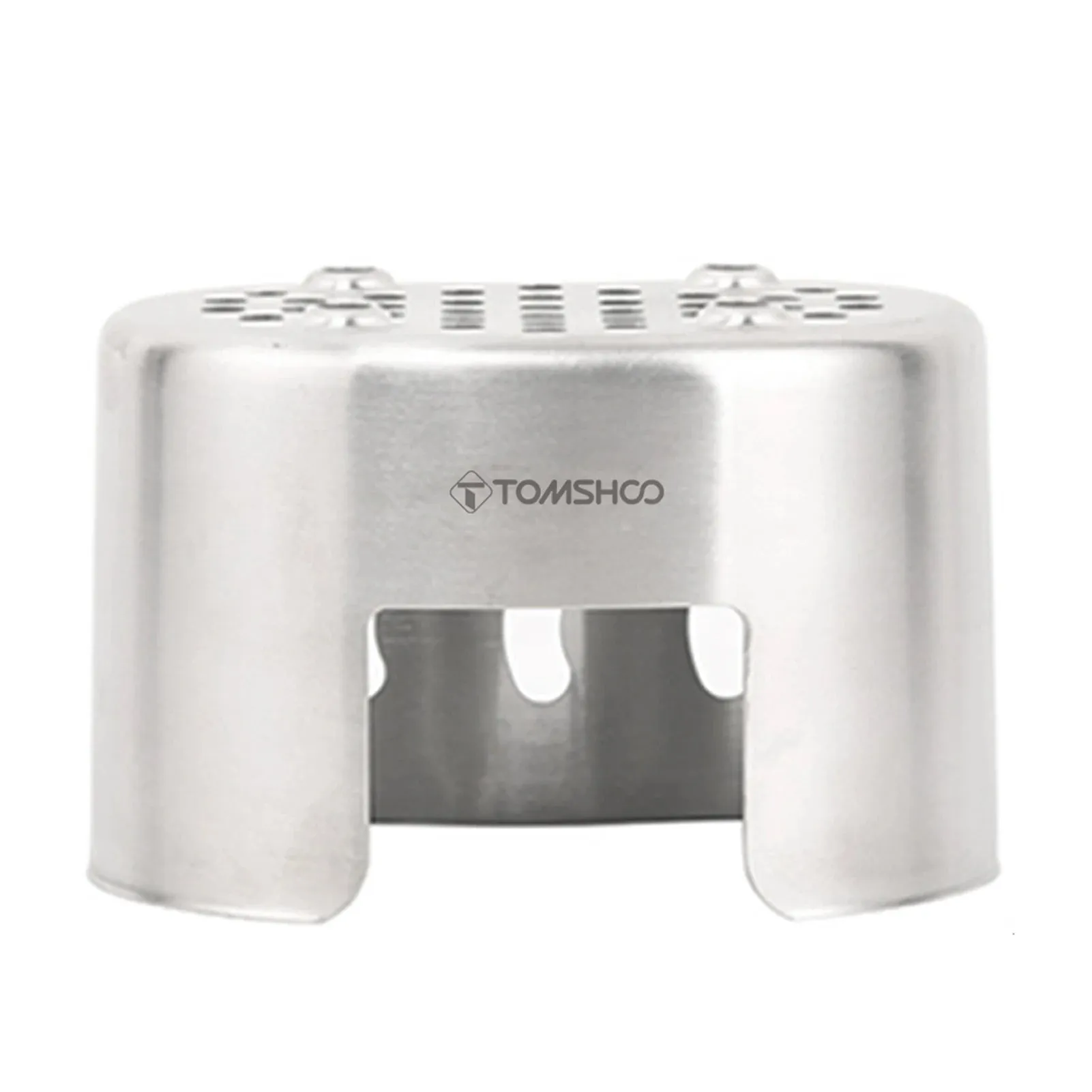 TOMSHOO Stainless Steel Wood Burner Canteen Cup Stand Camping Stove Cookware for Outdoor Survival Picnic Tourist Hiking Supplies