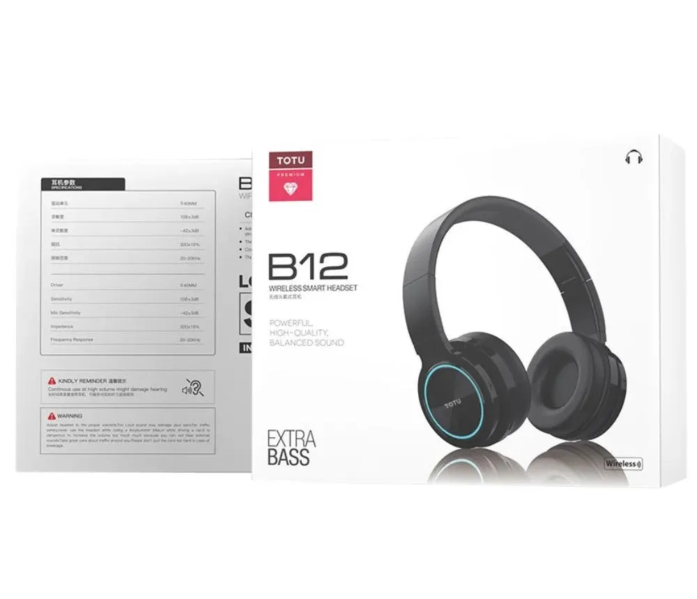 Totu-B12-Wireless Smart Headsets