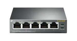 Tp-Link Switch Tl-Sg1005p - 5 Ports - 5X Ge (10/100/1000) - 4X Poe